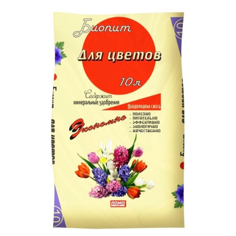 Грунт Биопит Для цветов 10л (упаковка - 5шт)
