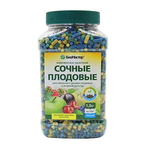 Удобрение Сочные плодовые БиоМастер 1,2кг (упаковка - 5шт)