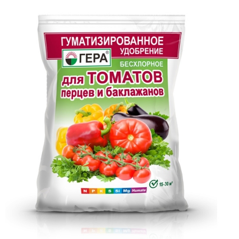 Удобрение для Томатов и перцев Гера с гуматом 0,5кг (упаковка - 5шт)
