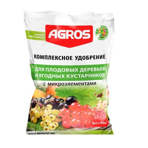 Удобрение для Плодово-ягодных Факториал 1кг (упаковка - 10шт)